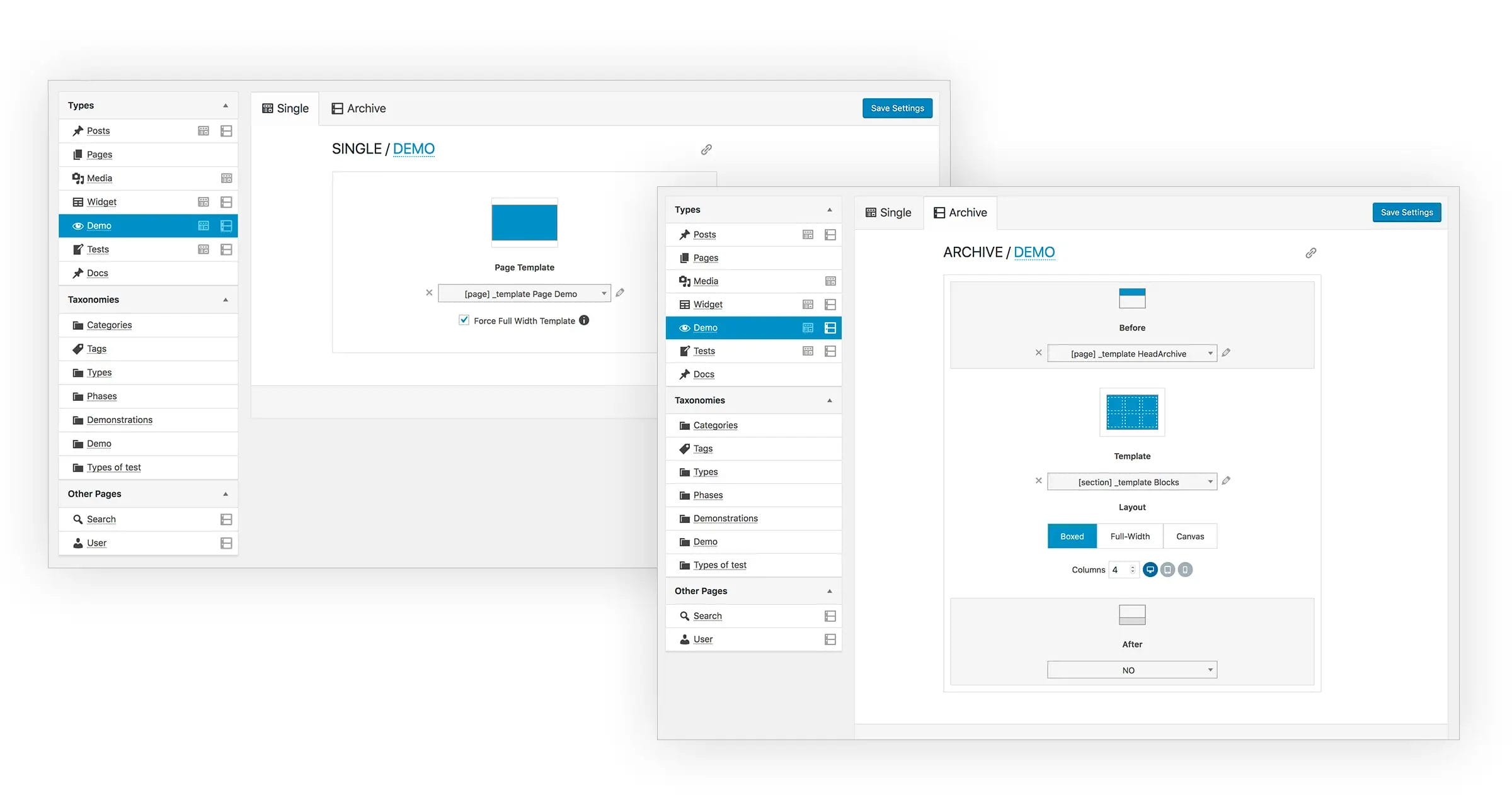 Sistema de Plantillas de Dynamic ooo