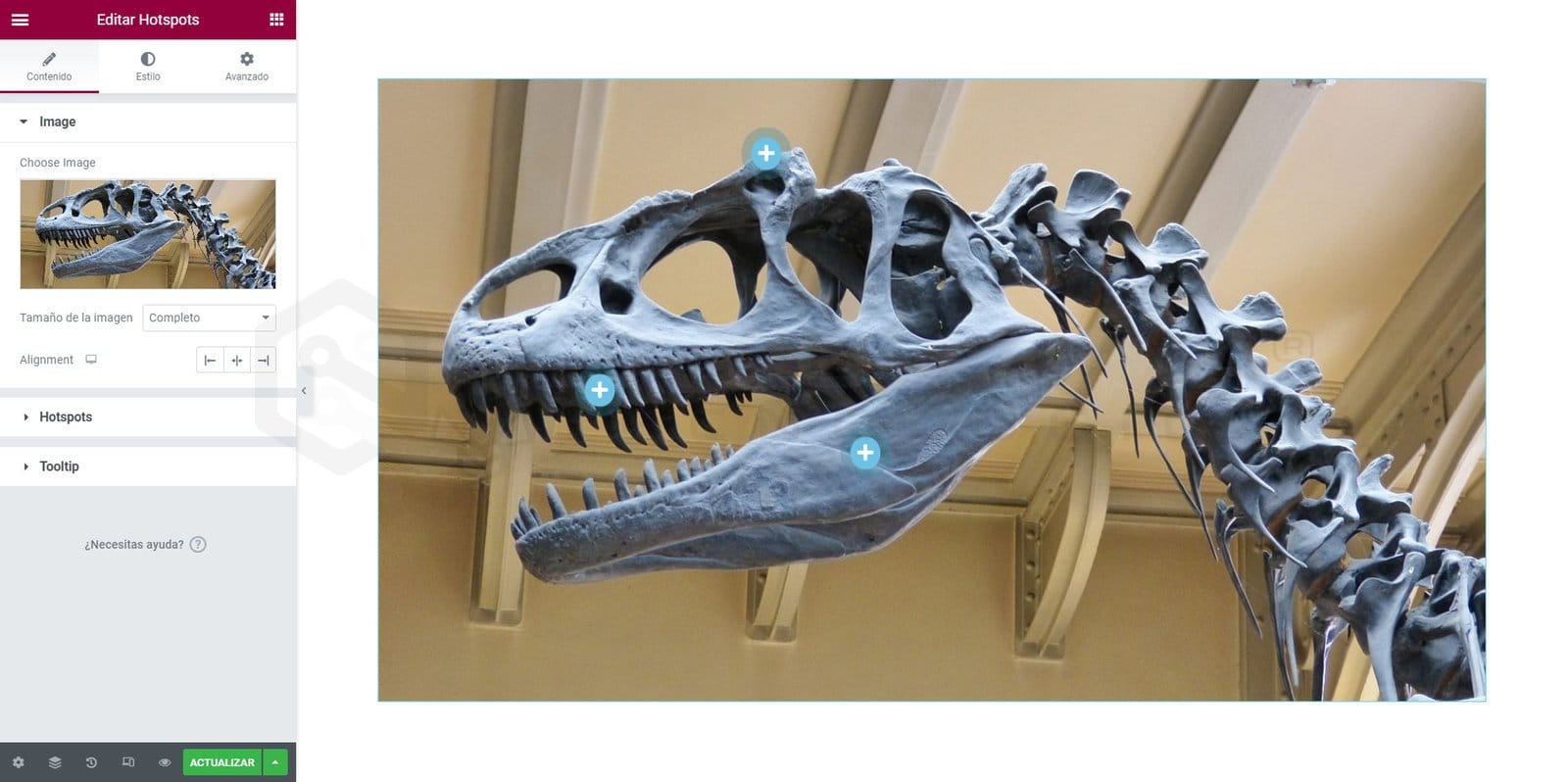 Hotspots con JetTricks: Agrega puntos de información a una imagen